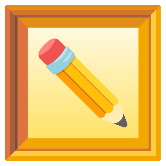 frame with picture pencil2