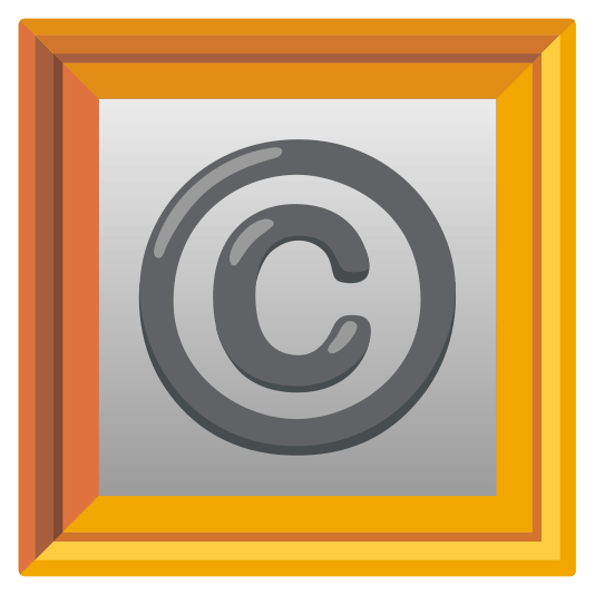 frame with picture copyright