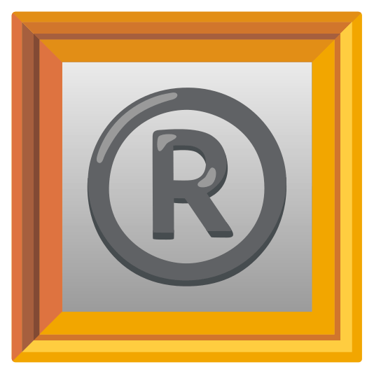 frame with picture registered