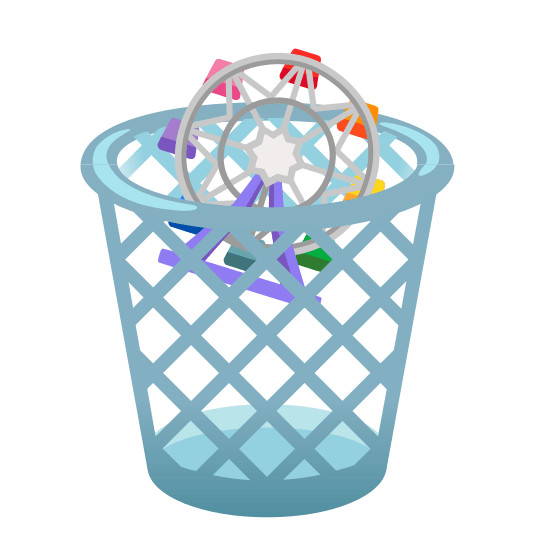 wastebasket ferris wheel