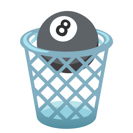 wastebasket 8ball