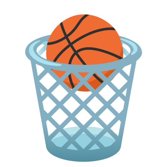wastebasket basketball