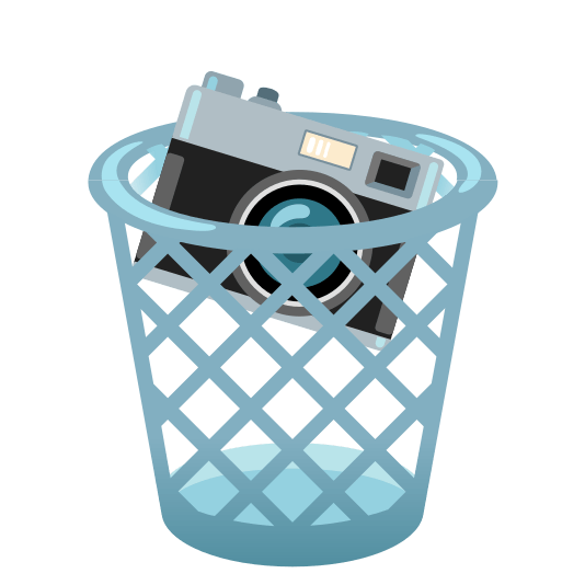 wastebasket camera