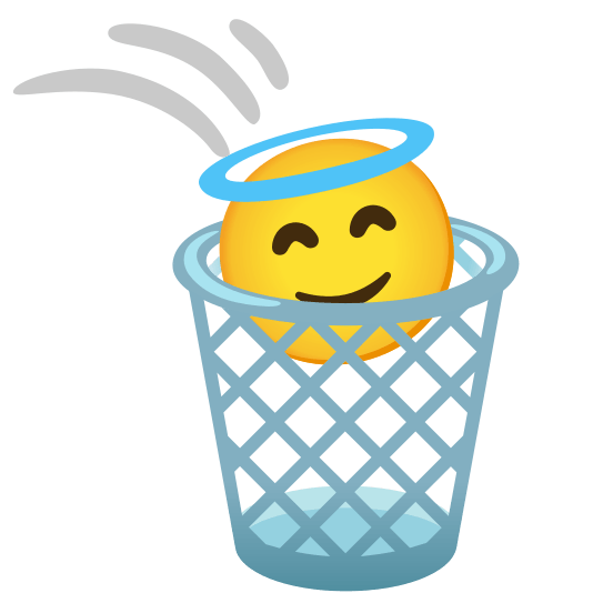 wastebasket innocent