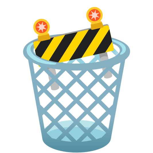 wastebasket construction