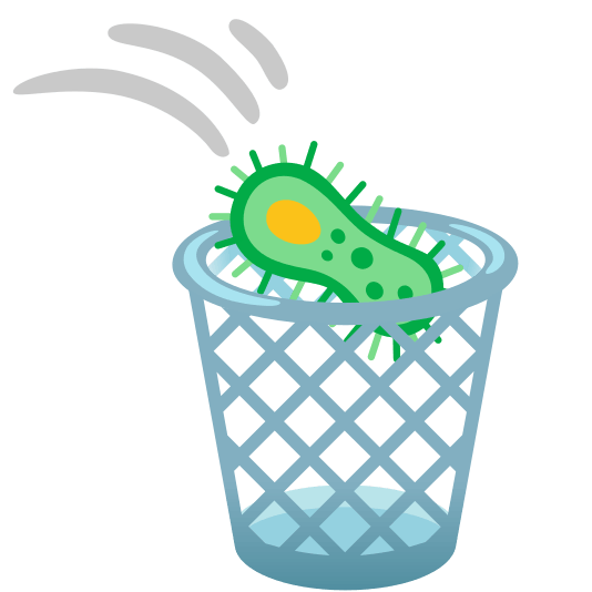 wastebasket microbe