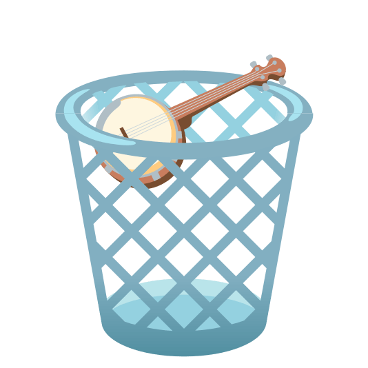 wastebasket banjo