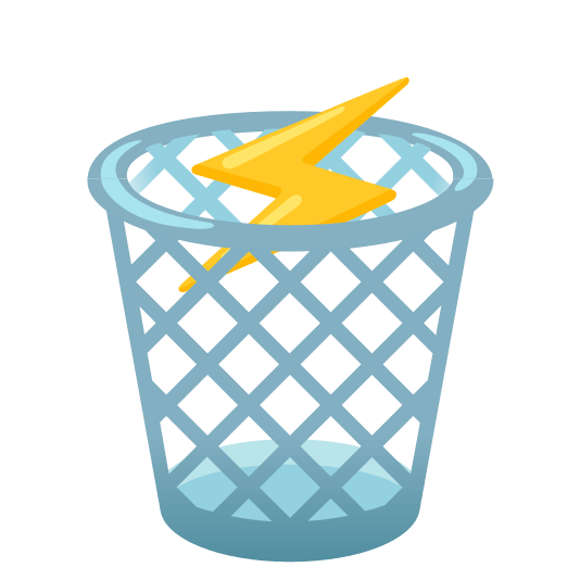 wastebasket zap
