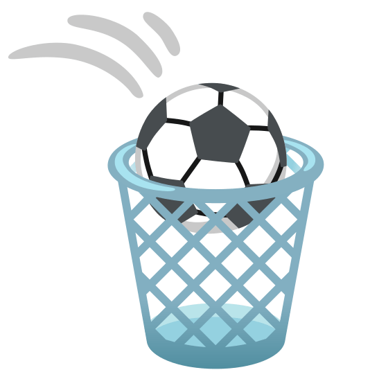wastebasket soccer