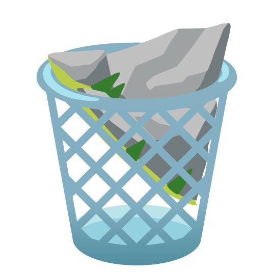 wastebasket mountain