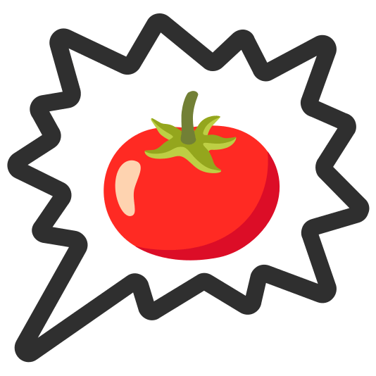 right anger bubble tomato