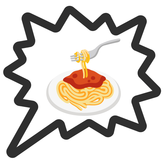 right anger bubble spaghetti