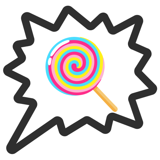 right anger bubble lollipop