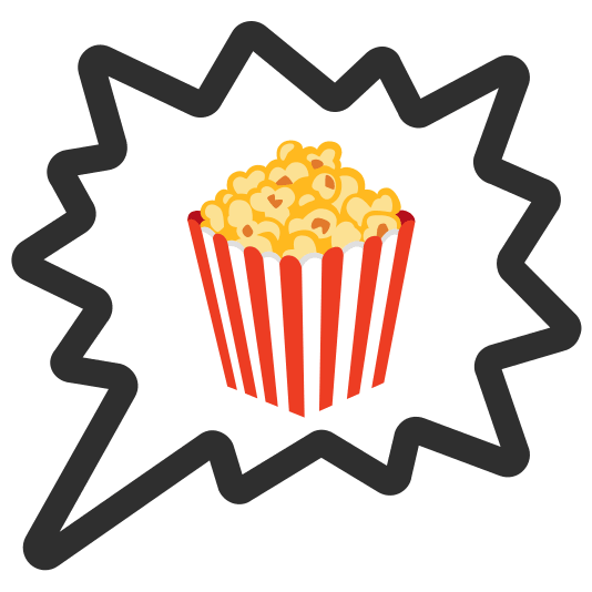 right anger bubble popcorn