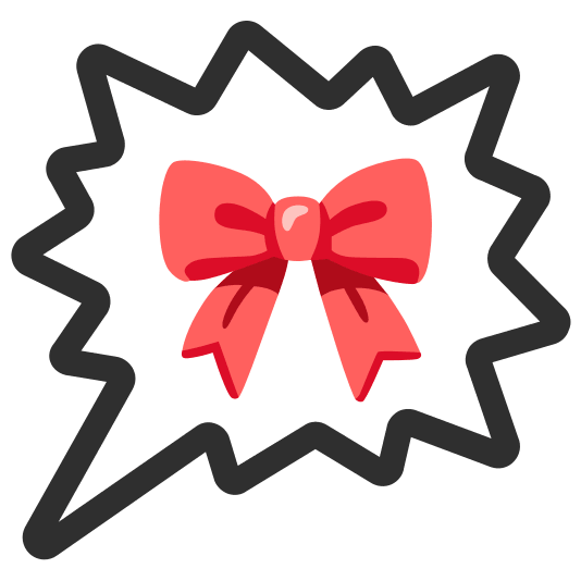 right anger bubble ribbon