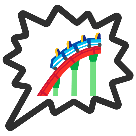 right anger bubble roller coaster