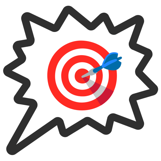 right anger bubble dart