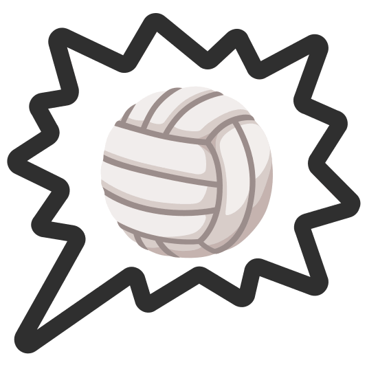 right anger bubble volleyball