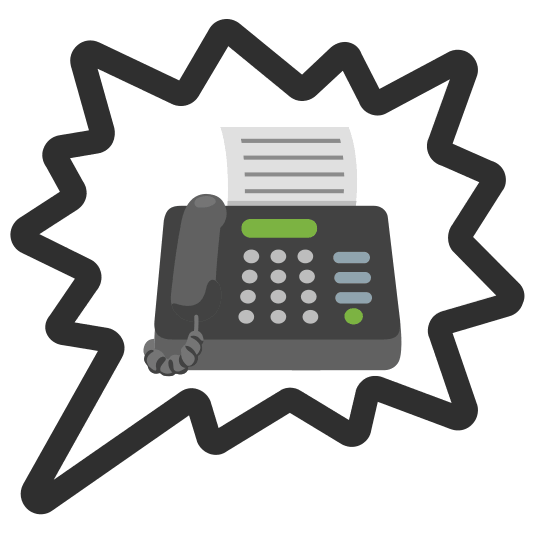 right anger bubble fax