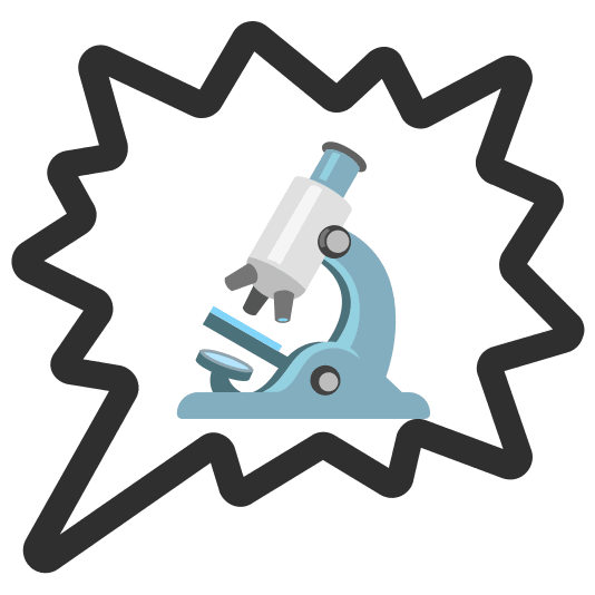 right anger bubble microscope