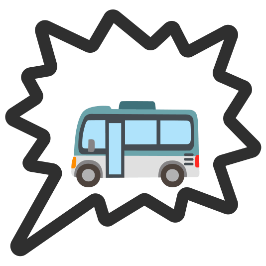 right anger bubble bus