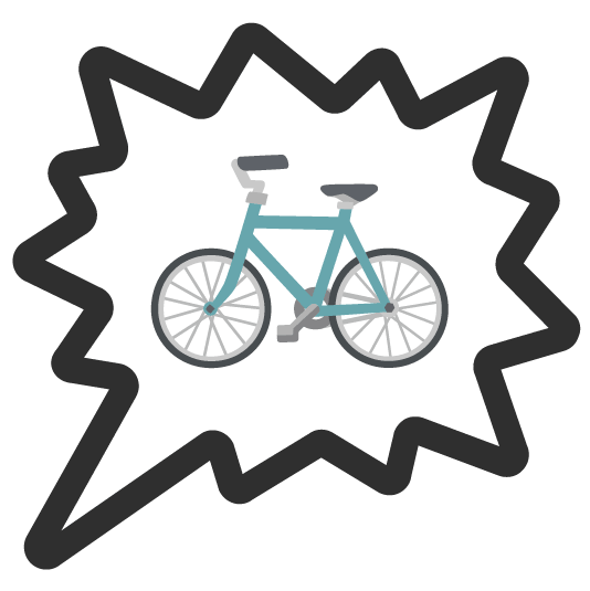 right anger bubble bike