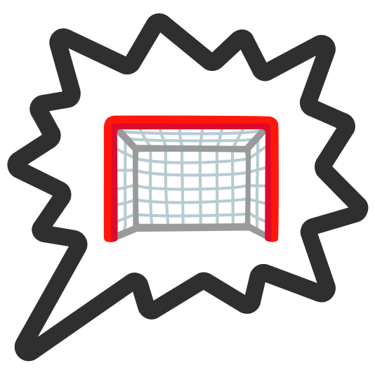 right anger bubble goal net