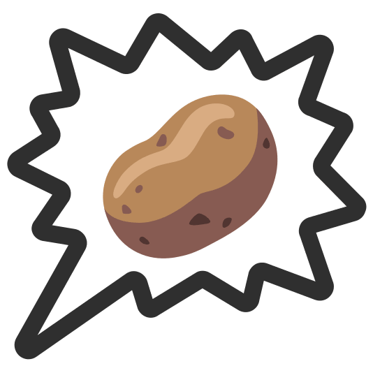 right anger bubble potato