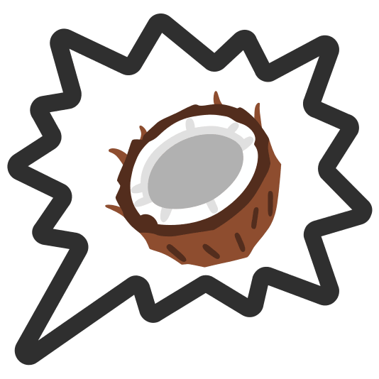 right anger bubble coconut