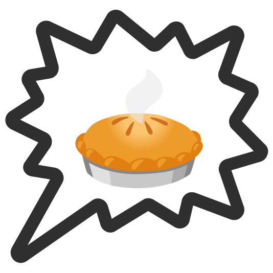 right anger bubble pie