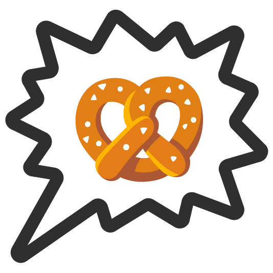 right anger bubble pretzel