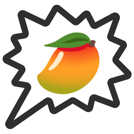 right anger bubble mango