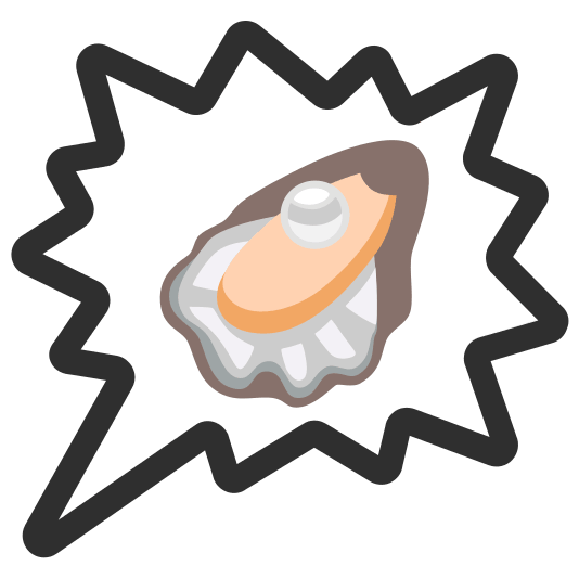 right anger bubble oyster