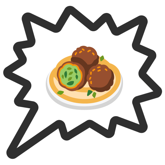 right anger bubble falafel