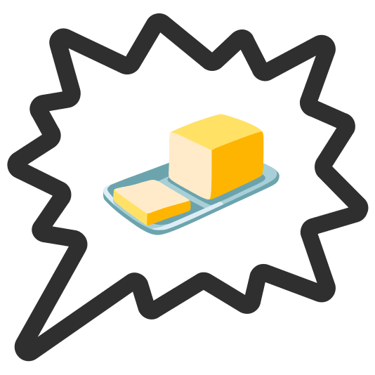 right anger bubble butter