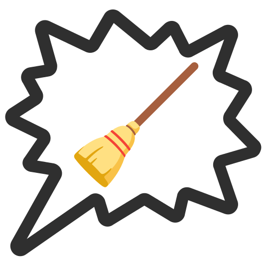 right anger bubble broom