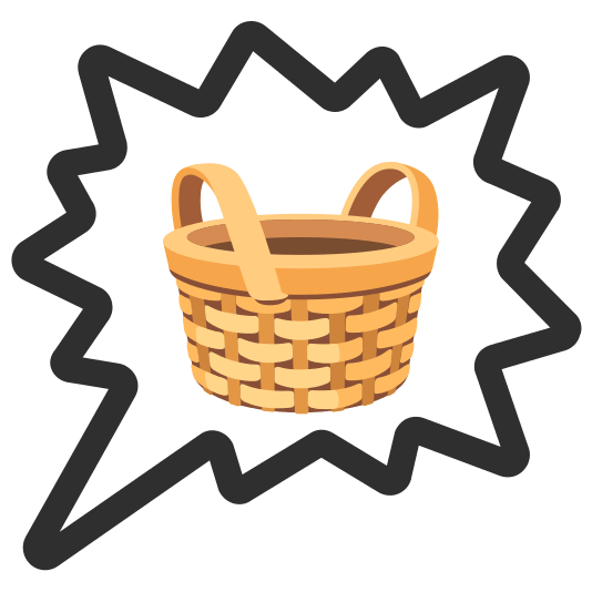 right anger bubble basket