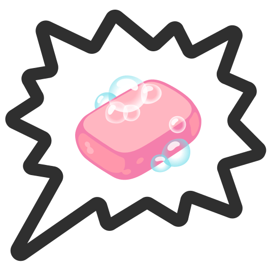 right anger bubble soap