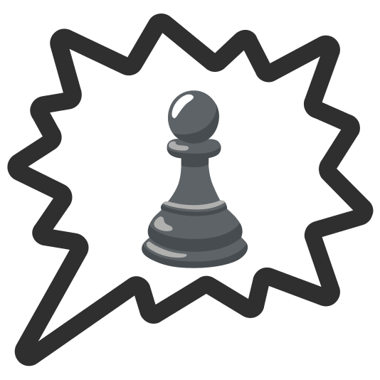 right anger bubble chess pawn
