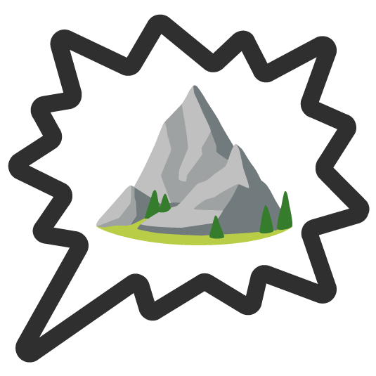 right anger bubble mountain