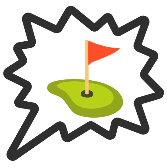 right anger bubble golf