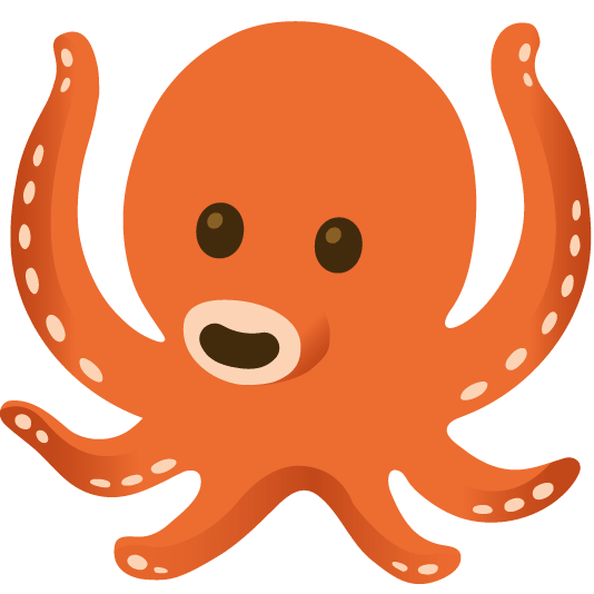 grinning octopus