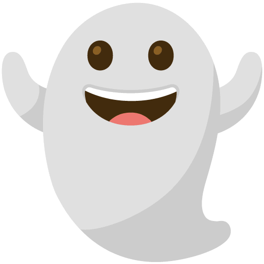 grinning ghost