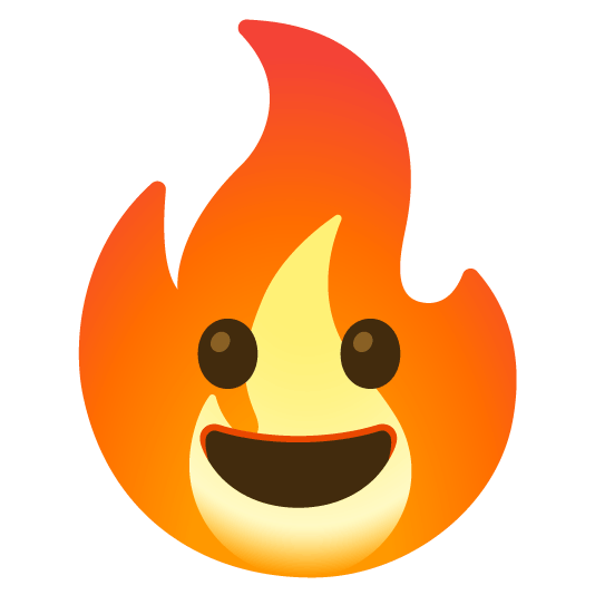grinning fire