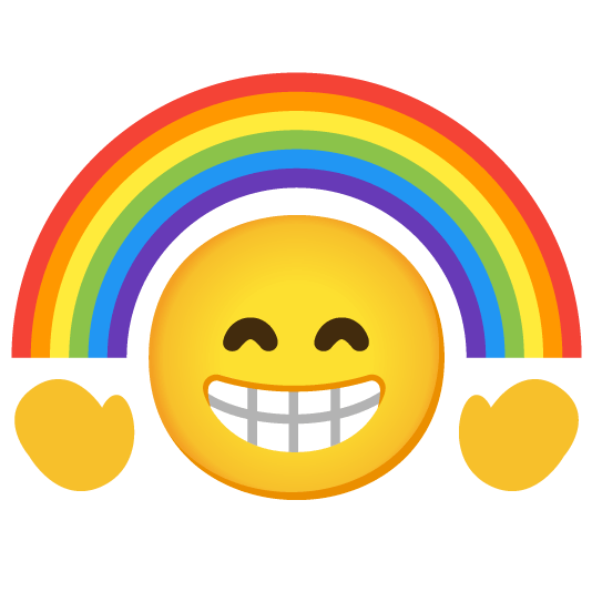 grin rainbow