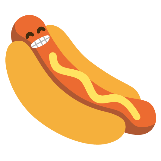 grin hotdog