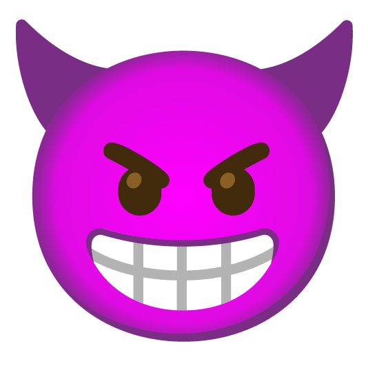 grin smiling imp