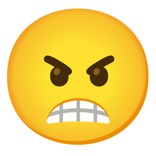 grin angry