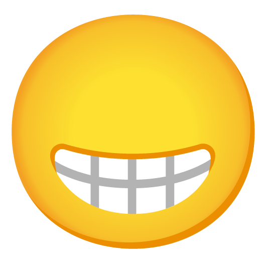 grin no mouth