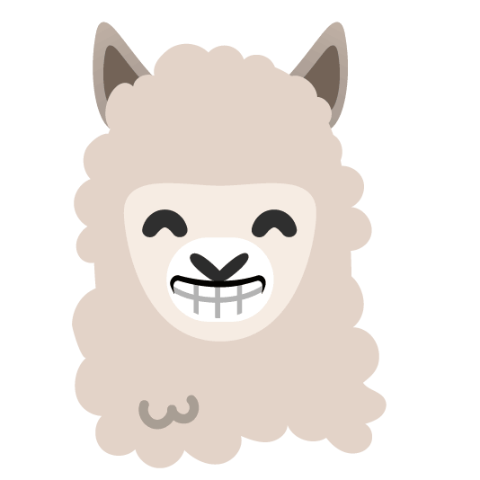 grin llama